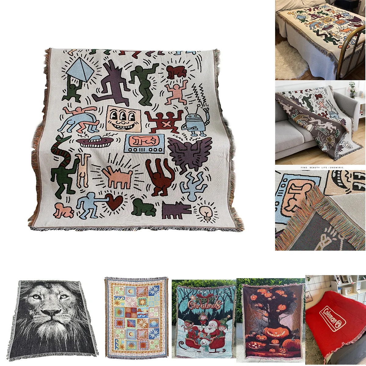 Custom Cotton Woven Blanket 4