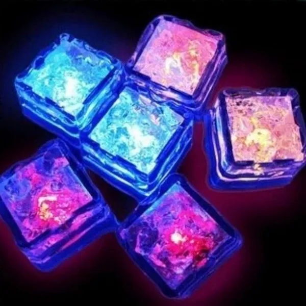 Multicolor Led Liquid Activated Ice Cubes 3