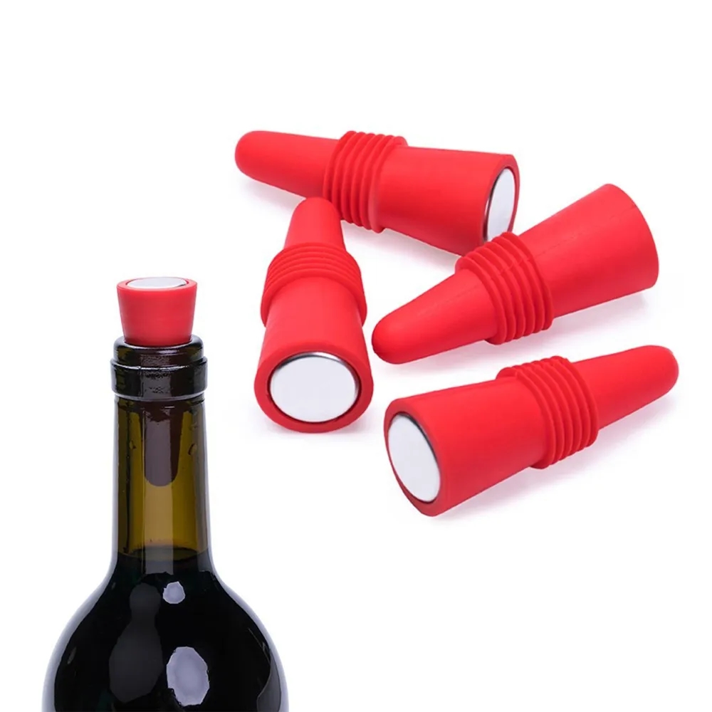 PRINTED SILICONE WINE BOTTLE STOPPER 7
