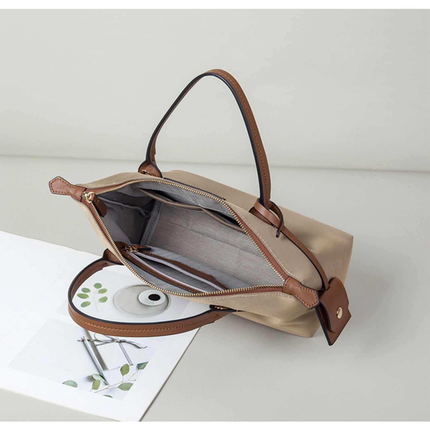 Lightweight Nylon Tote Crossbody Bag 5