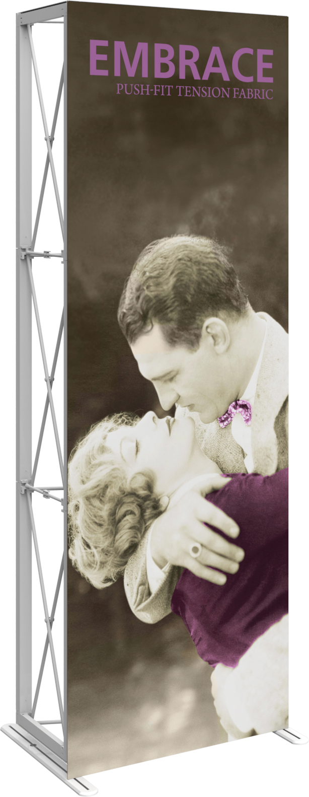 Embrace 2.5ft Full Height Display With Front Graphic