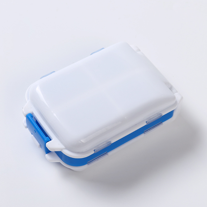 8 Compartments Pill Organizer Portable Pocket Pill Box Dispenser 23