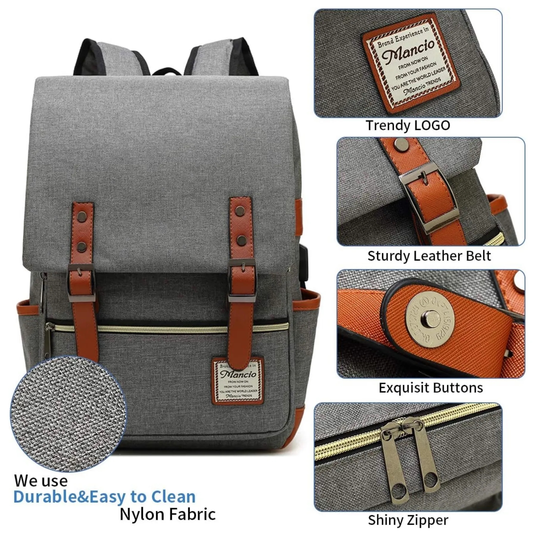 Outdoor Canvas Backpack 3