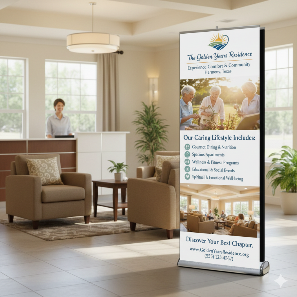Double-Sided Premium Retractable Kit, Vinyl Retractable Banner Stand, 33" x 80" 5