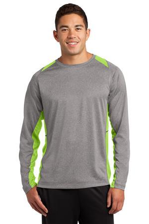 Long Sleeve Heather Colorblock Contender Tee