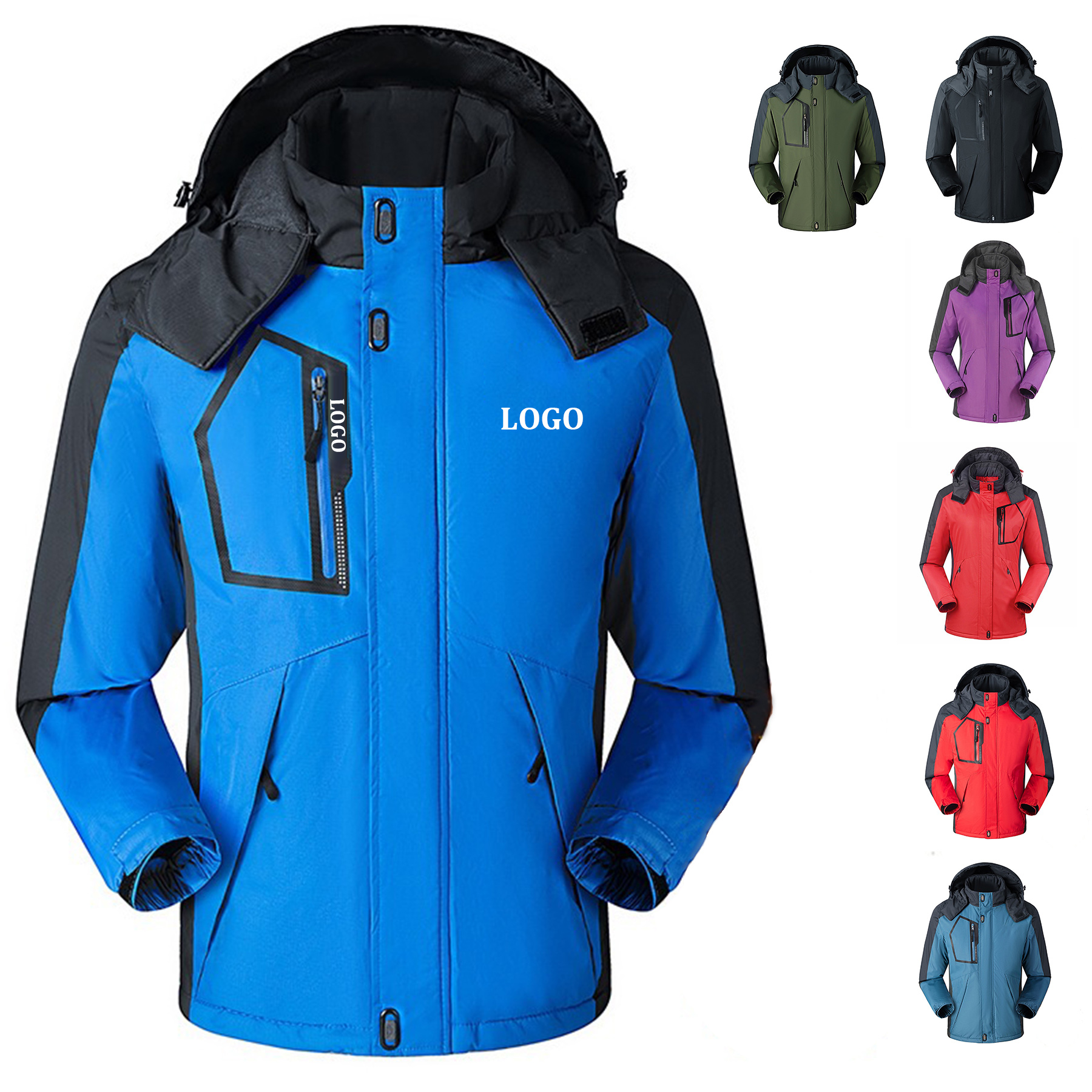 Waterproof Warm Snow Fleece Lining Coat 7