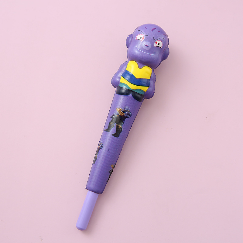 2 in 1 Super Hero Ball Pen and Squeeze Toy 2