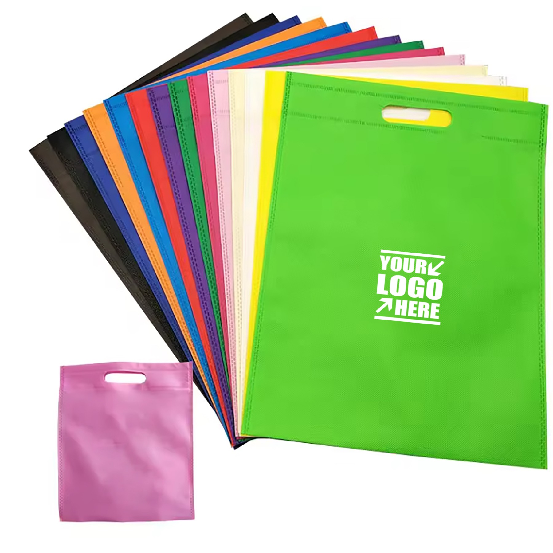 Die Cut Handle Nonwoven Tote Bag