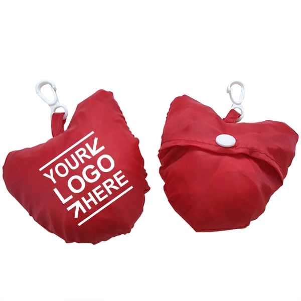 Rpet 190T heart foldable shopping bag 3