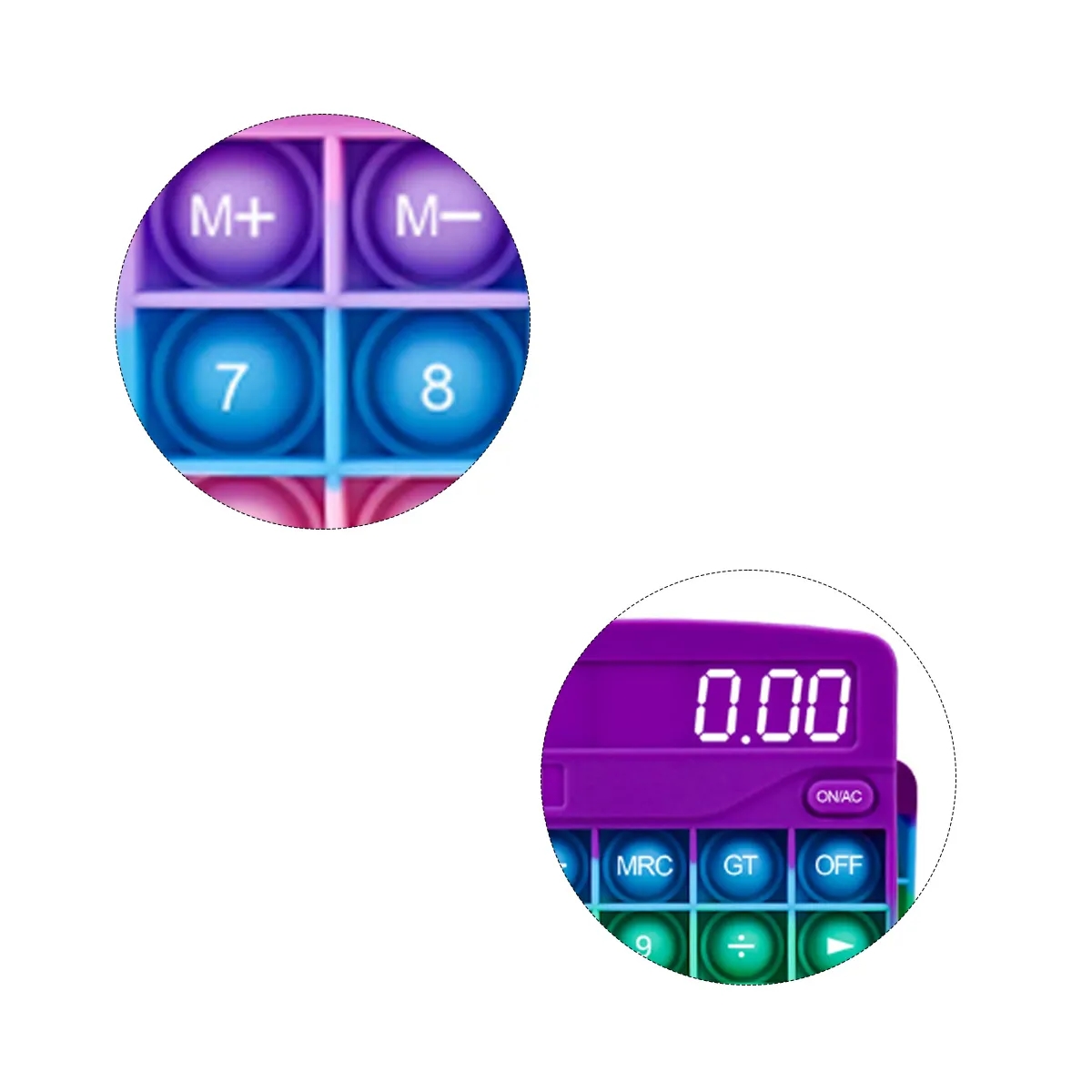 Calculator Design Fidget Pop Bubble Sensory Toy 7