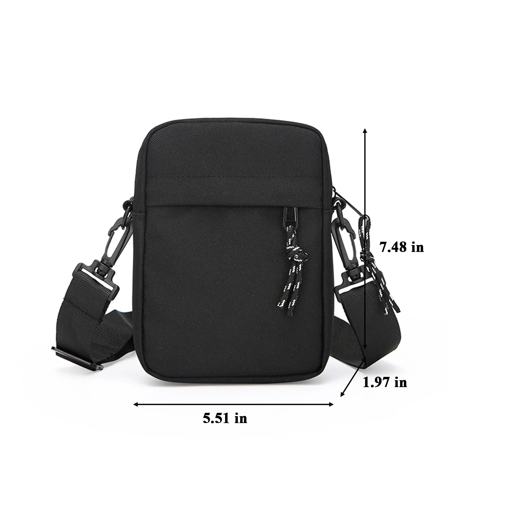 Durable Oxford Fabric Crossbody Phone Sling Bag 2