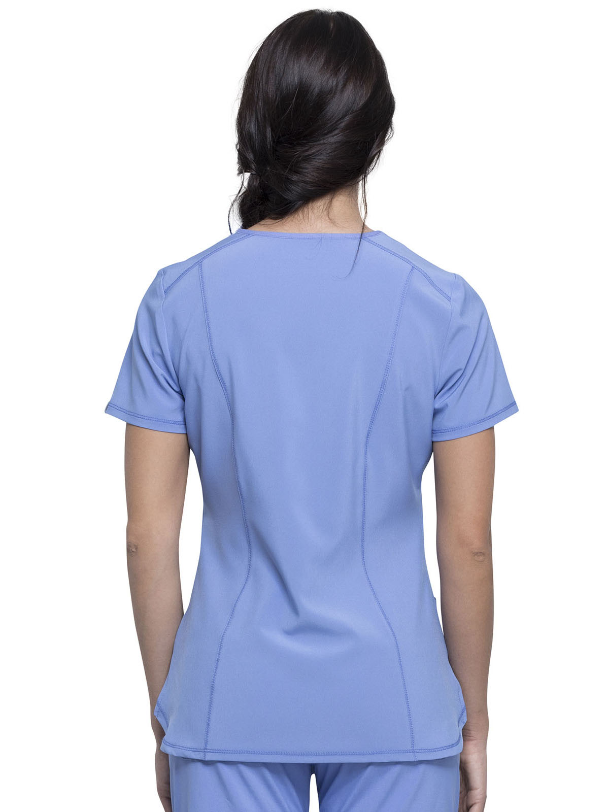 Infinity - Women's 2 Pocket Princess Seams V-Neck Top 42