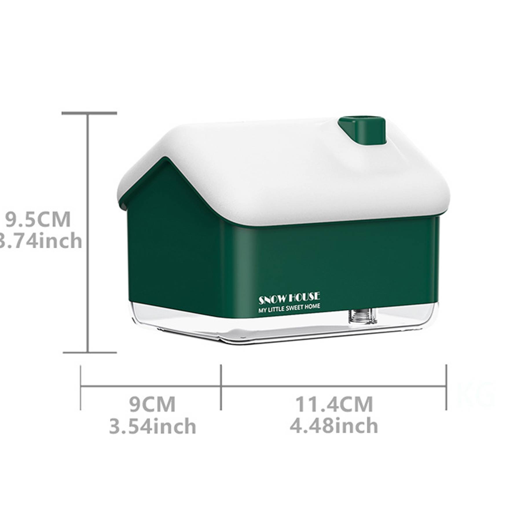 Snowy House Mini Night Light Humidifier 6