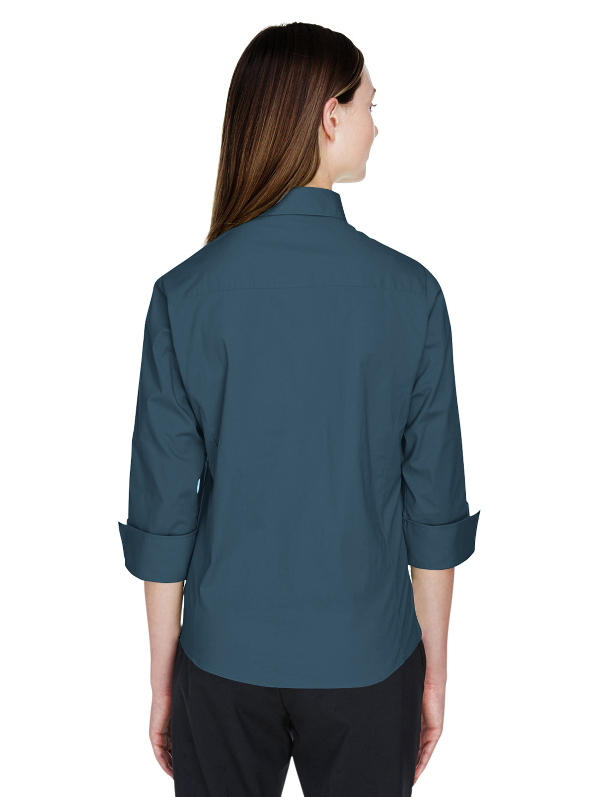 Blue Generation - Women's Pocketless 3/4-Sleeve Poplin Shirt 54