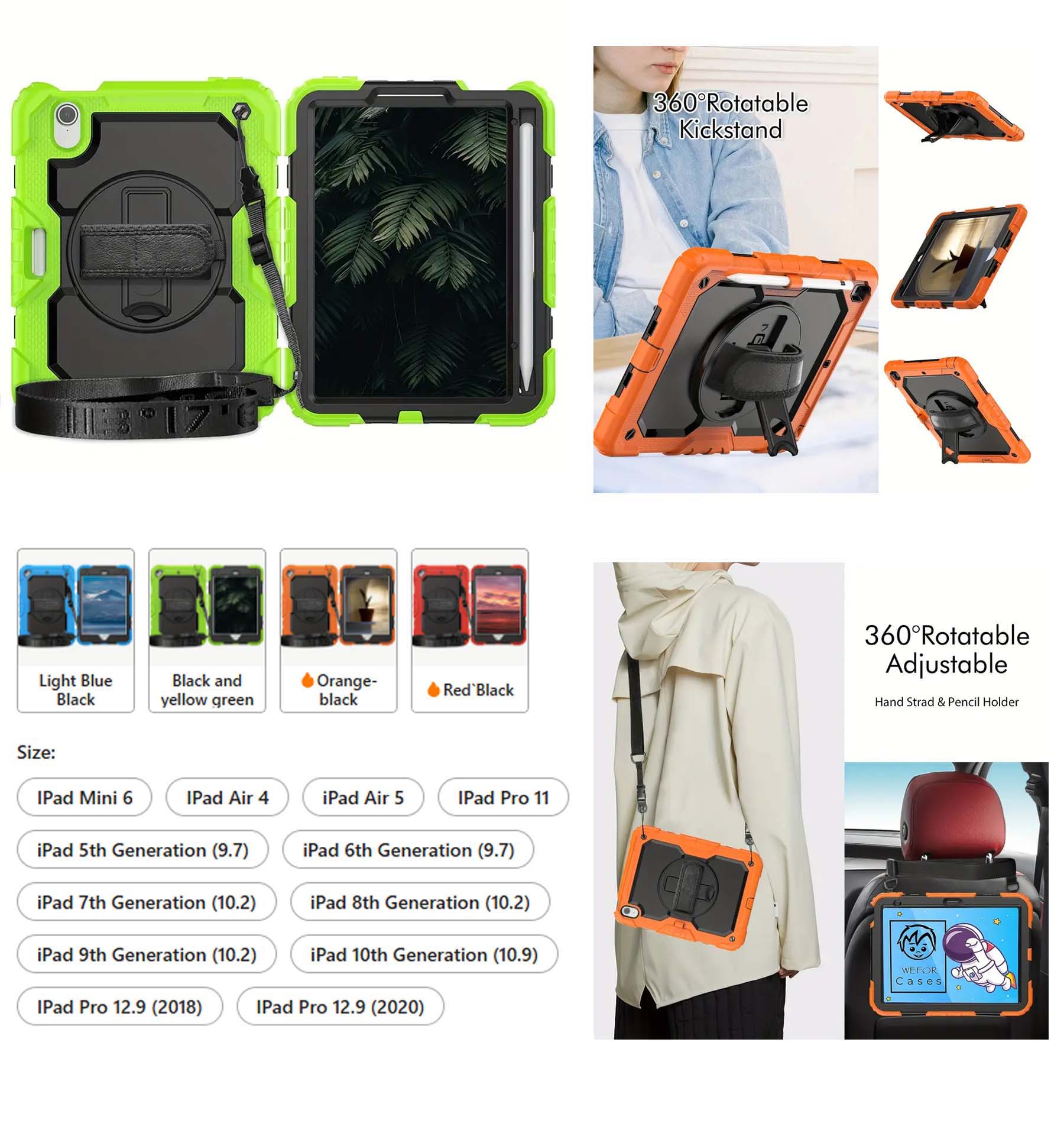 iBank ® Shockproof Case for iPad Mini 7 (A17 Pro) 2024 / Mini 6 8.3" 1