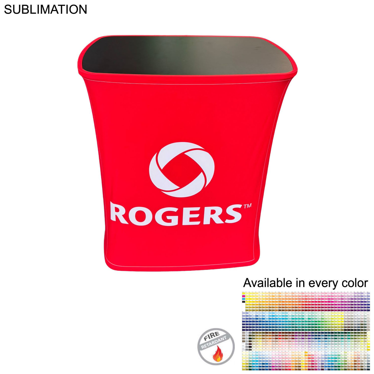 48Hr Quick Ship - Rectangular SEG Counter Kit with Sublimated Cover, NO SETUP CHARGE 4