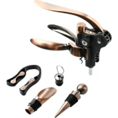 Graze Wood and Metal Wine Set 24