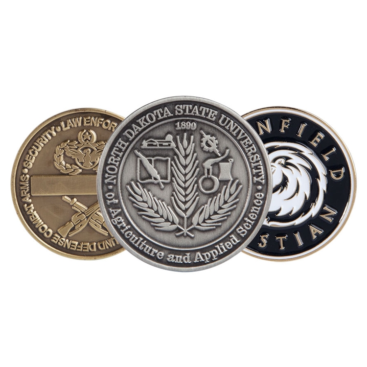 1.75" Zinc Challenge Coin (No Color Fill) 1