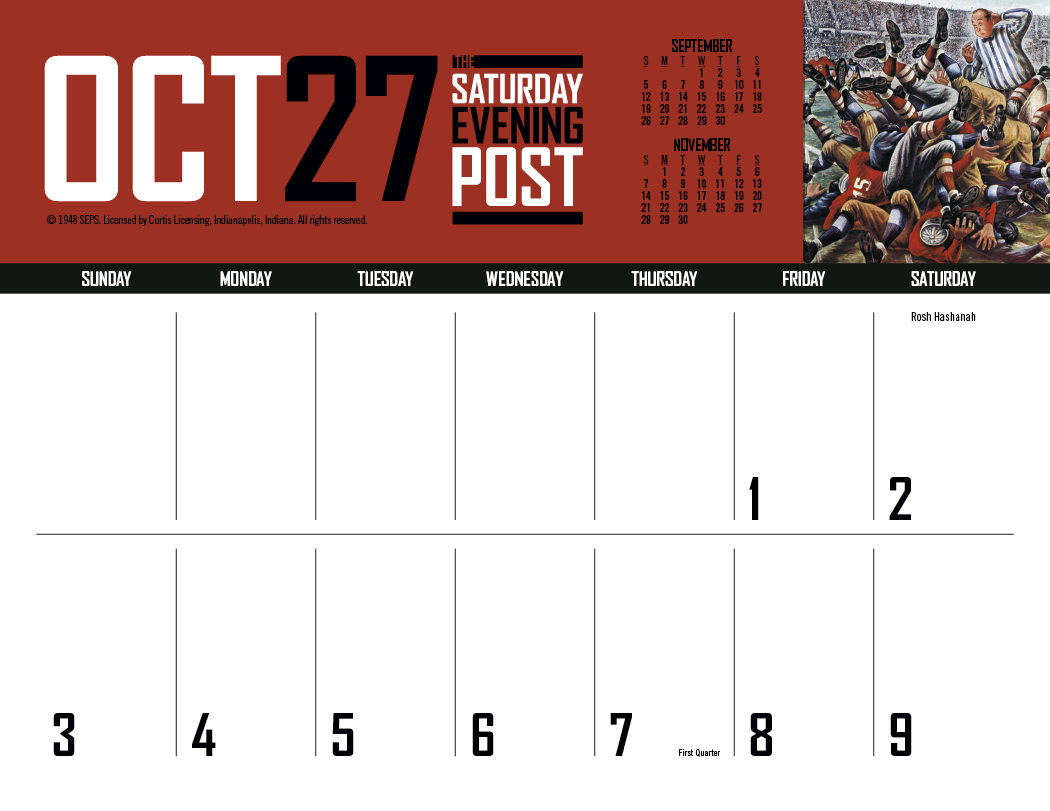 Triumph® Calendars Big Block Memo 74