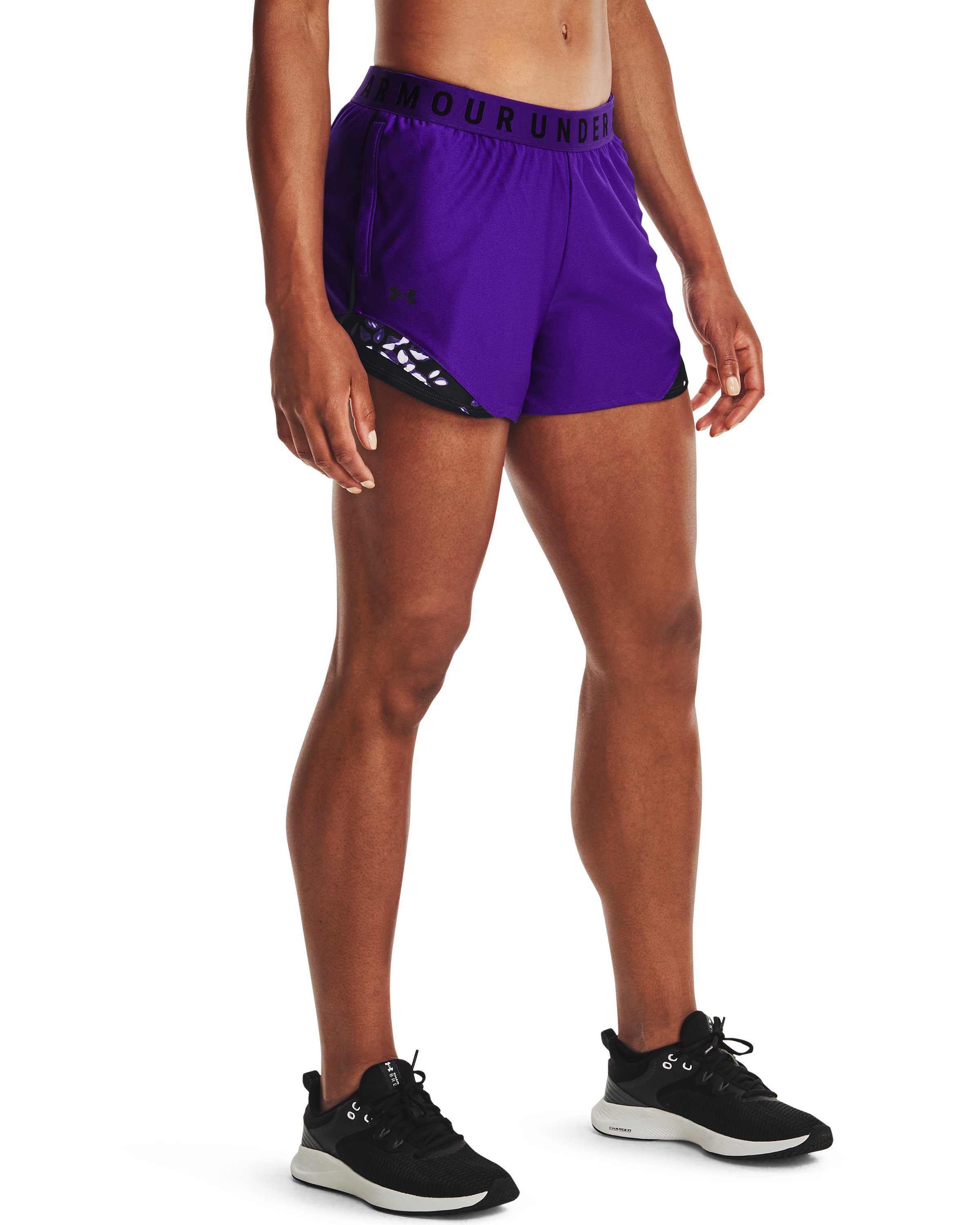 UA Play Up Tri Color Women's 3 Shorts 4