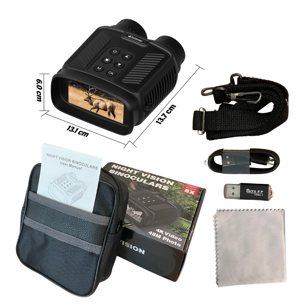 Infrared Night Vision Binoculars with 4K Video and 8x Digital Zoom 3
