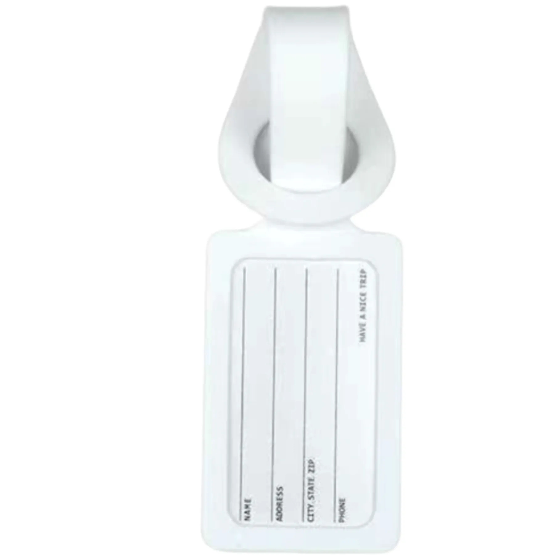 Silicone Luggage Tag with Name ID Card 5