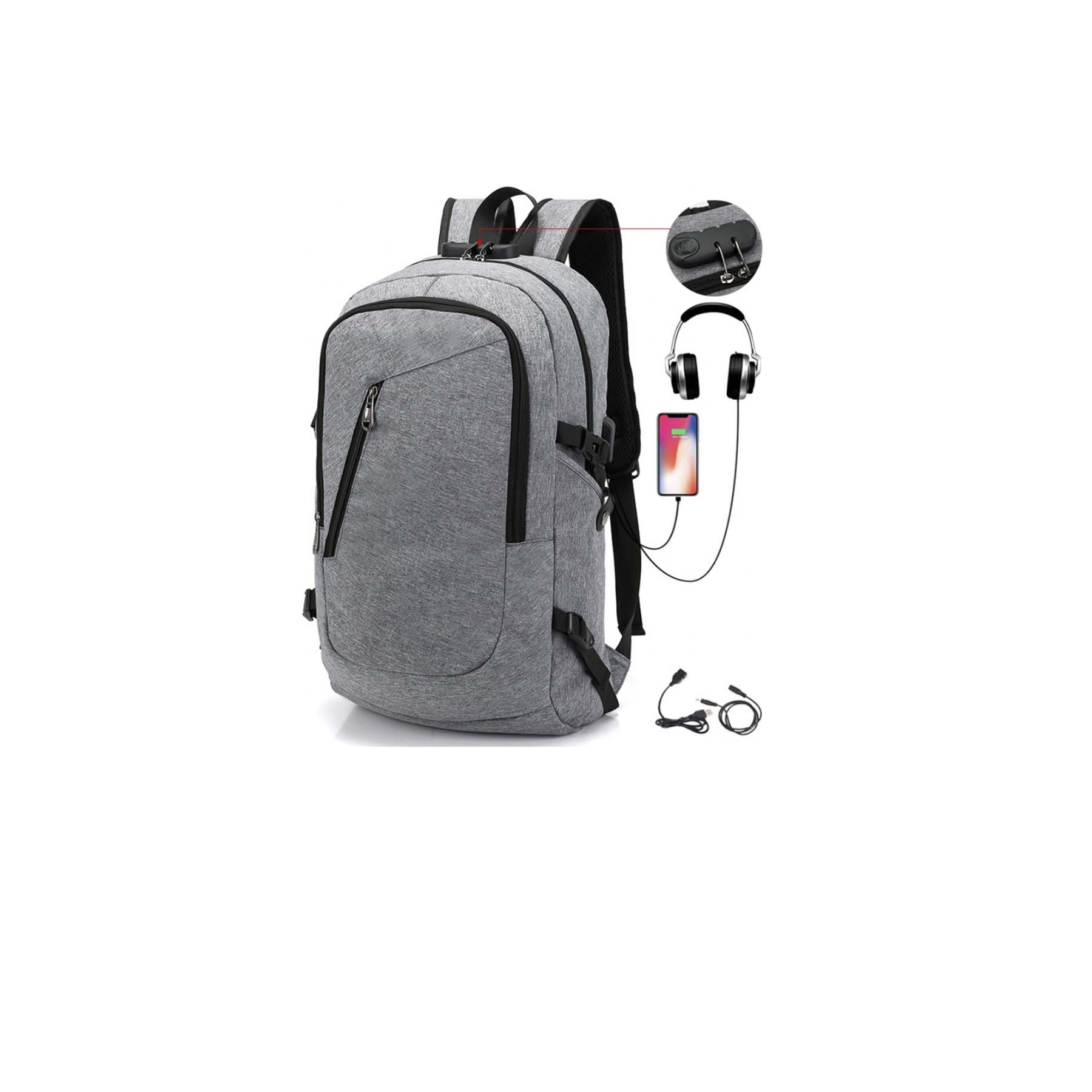 Anti-theft Laptop Backpack 1