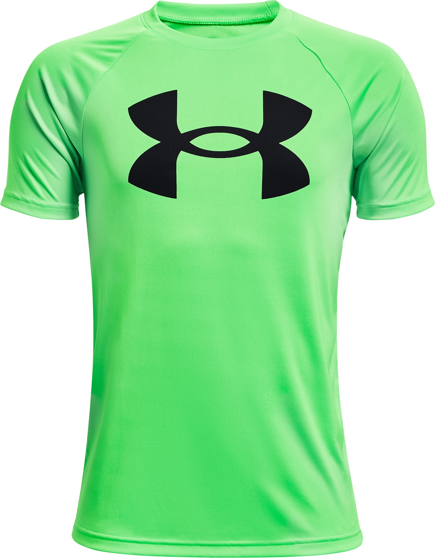 UA Tech Big Logo Boys' Short Sleeve 24