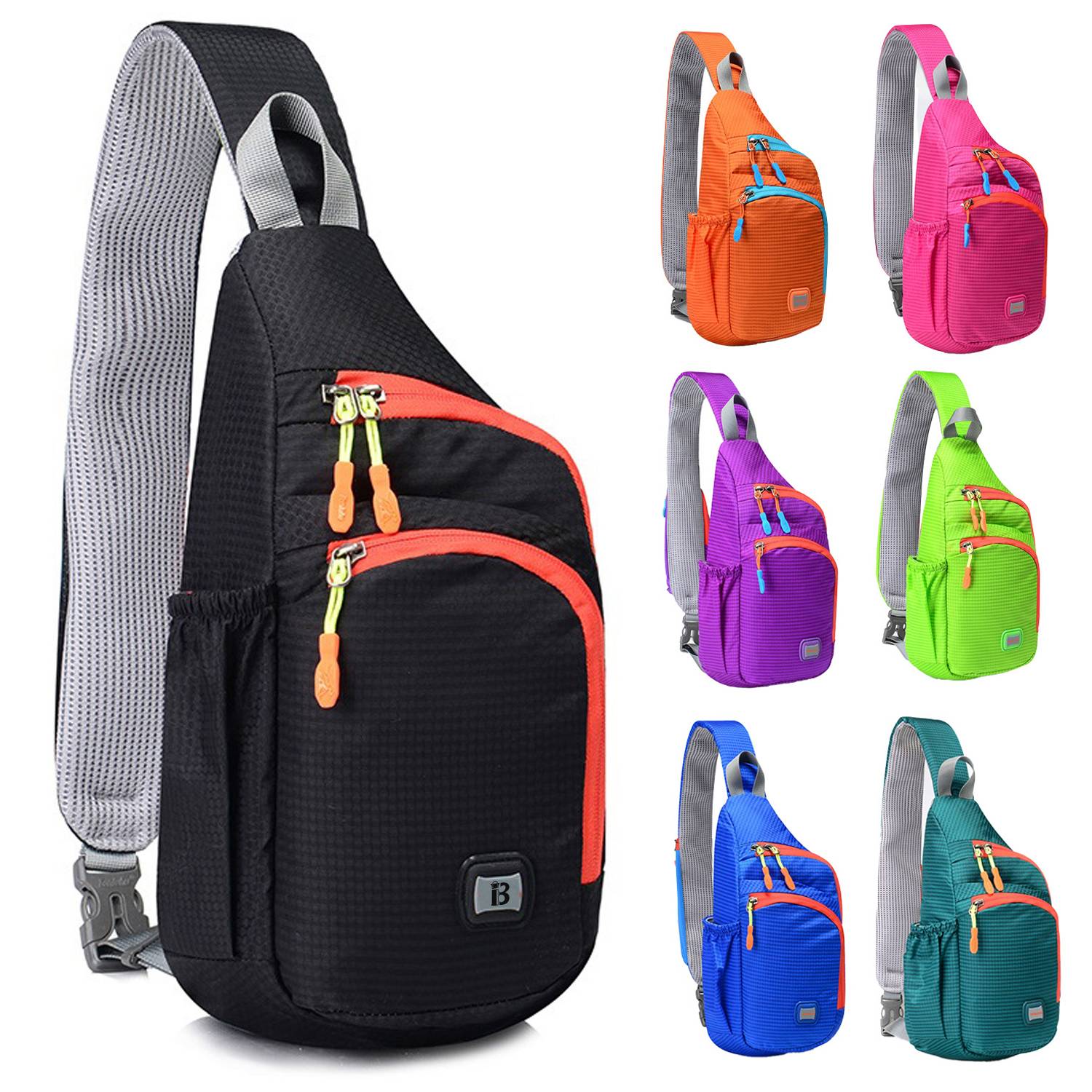 Outdoor Nylon Waterproof Crossbody Chest Bag 2