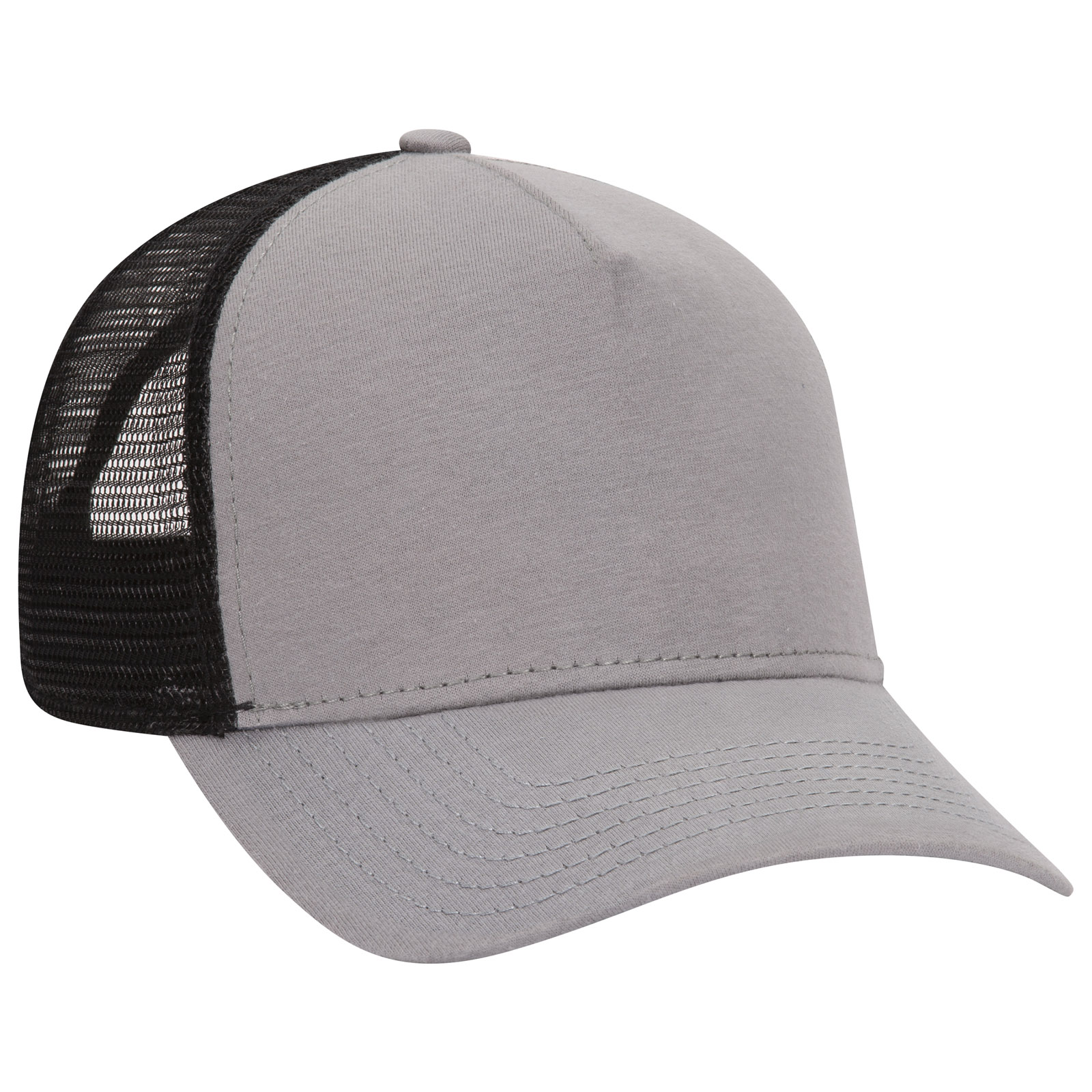 OTTO CAP® 5 Panel Mid Profile Mesh Back Trucker Hat 7
