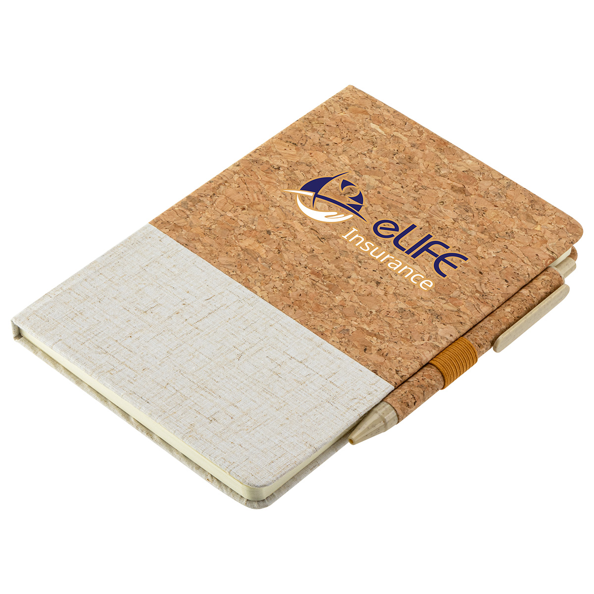 Cork & Linen Journal with Eco Pen 7