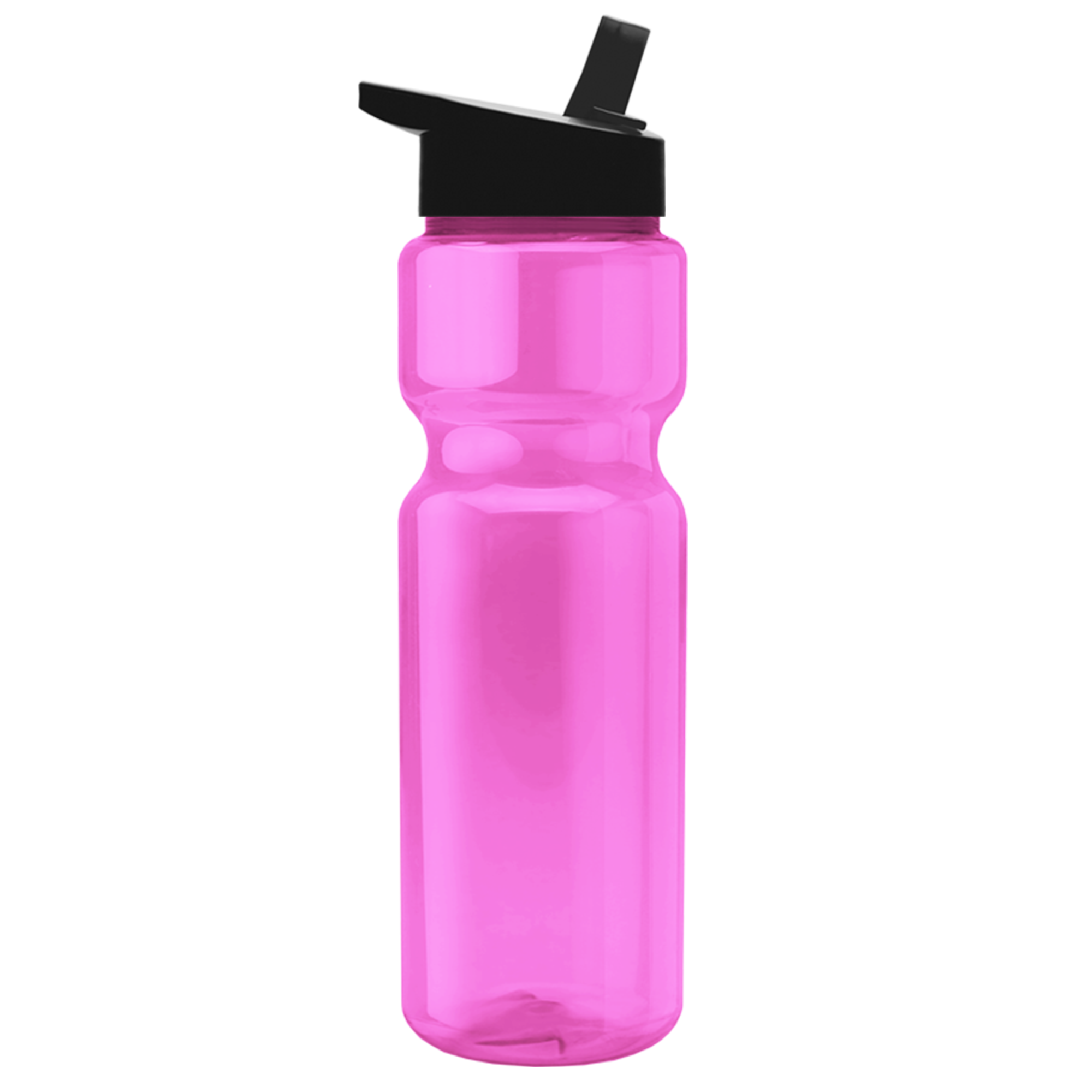 Champion - 28 oz. Transparent Bottle with Flip Straw Lid 24