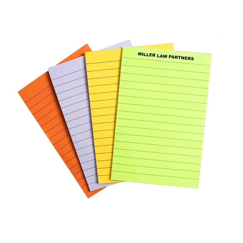 Custom Lined Sticky Notes 4