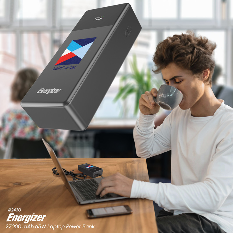 Energizer 27000 mAh 65W Laptop Power Bank 11