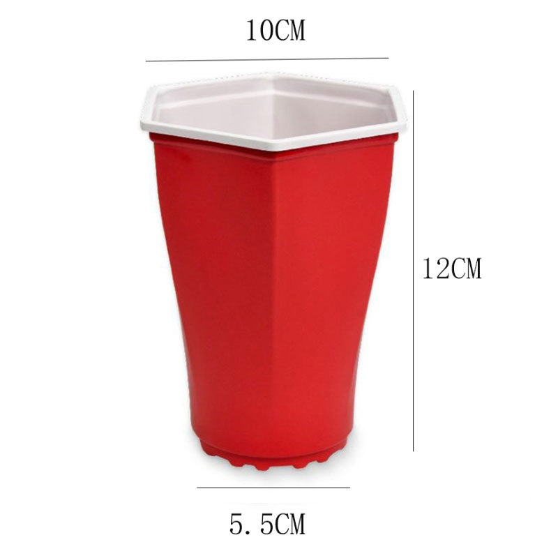 16oz Hexagonal Plastic Party Drink Cups 2