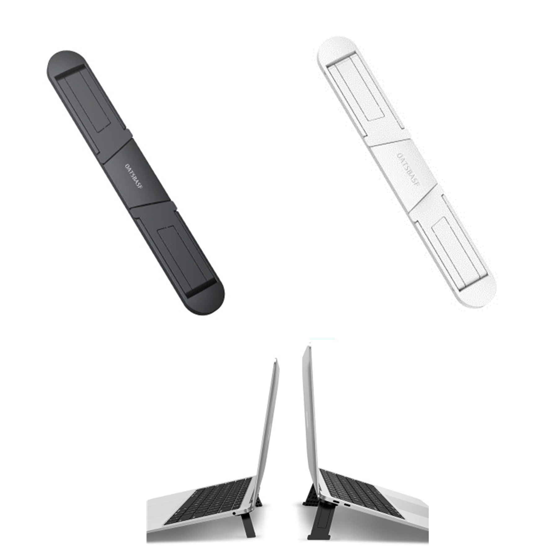 Tiny Plastic Adhesive Laptop Folding Stand 2