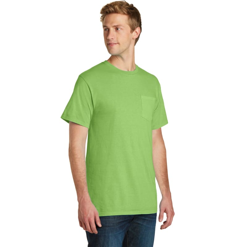 Port & Company Beach Wash Garment-Dyed Pocket Tee. 50