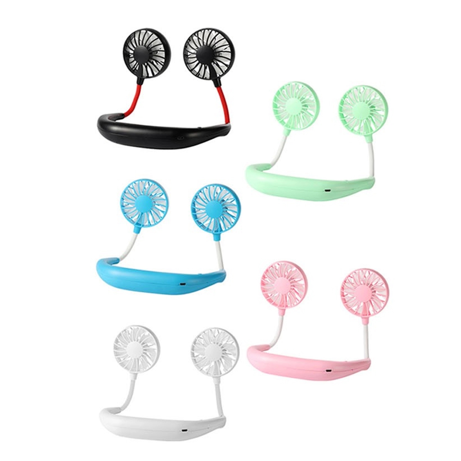 USB Rechargeable Hanging Neck Sports Fan 4