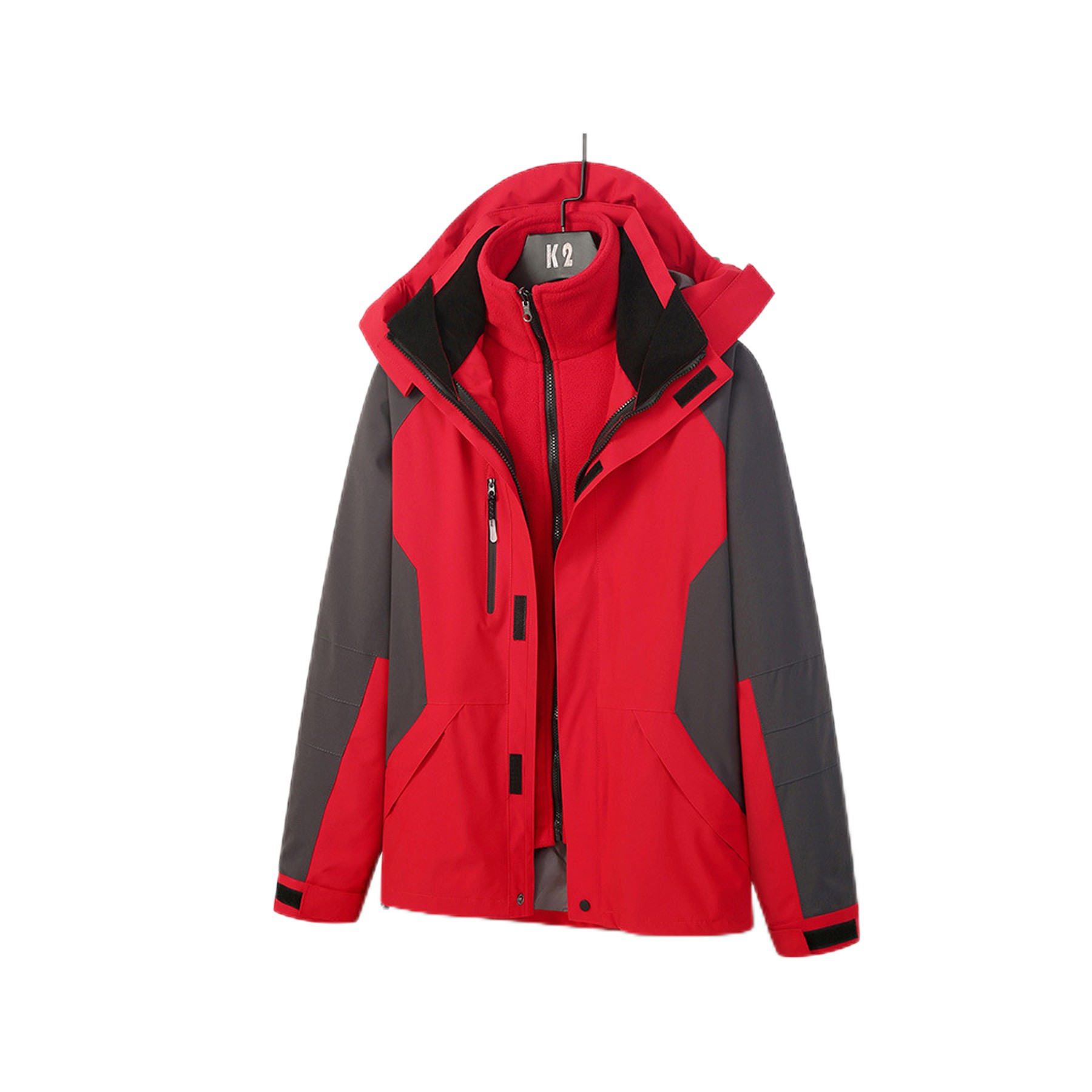 Waterproof Ski Jacket Hooded Windbreakers 10