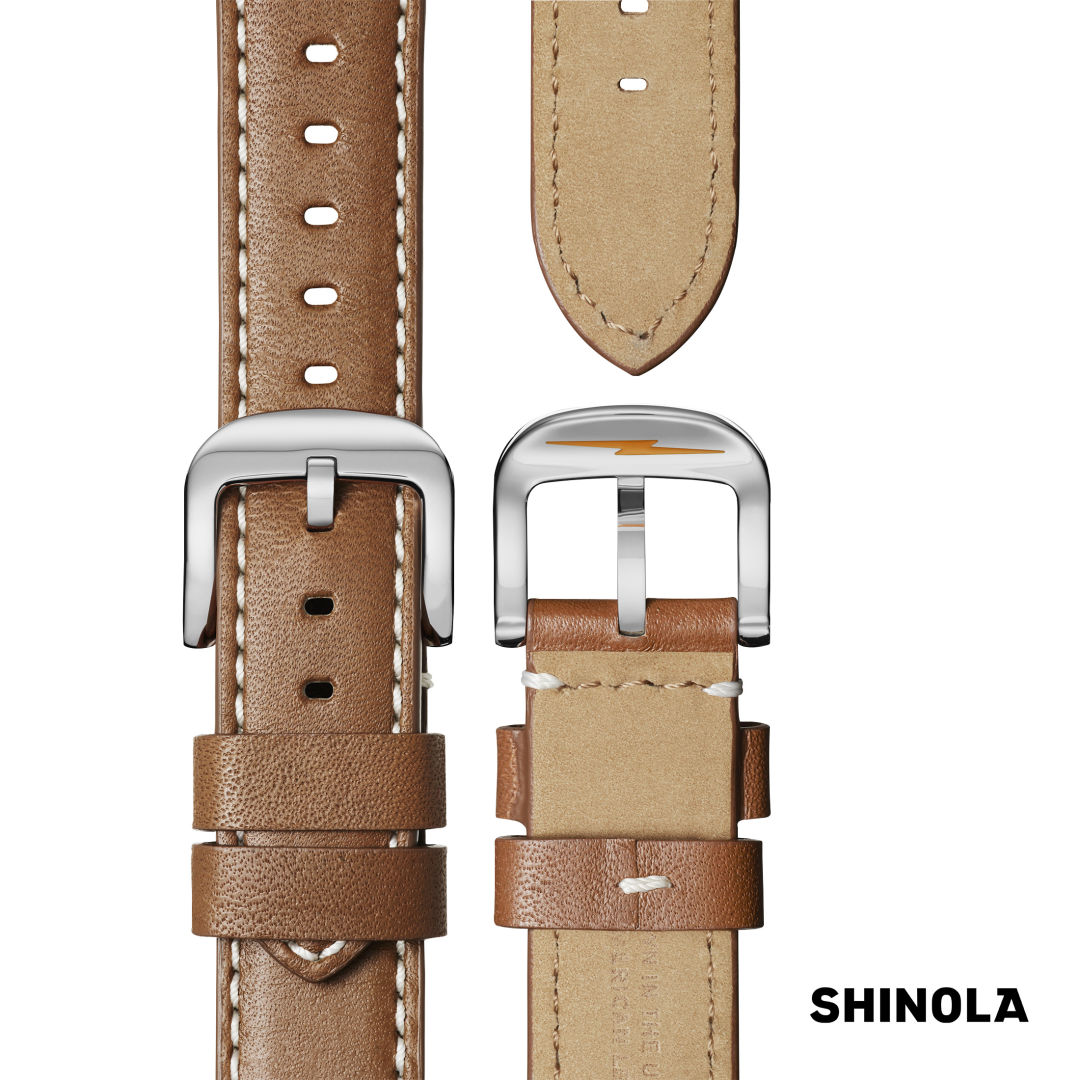 Shinola® Runwell Watch - Slate Blue/Tan 9