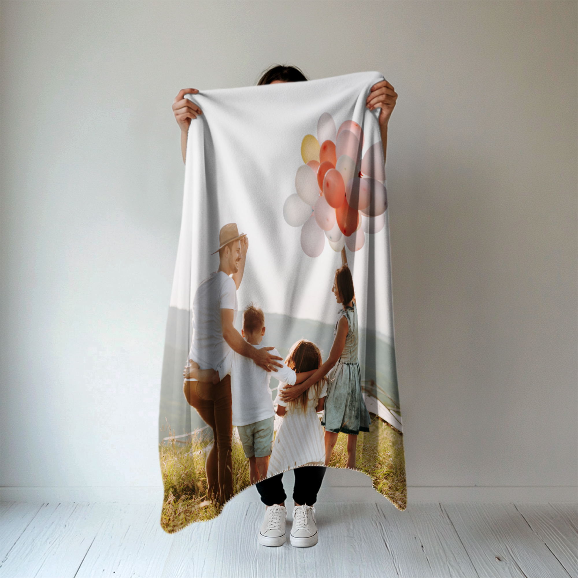 Personalized Photo Fleece Blankets - ltra-Soft Plush Fleece for Cozy Gifts & Promotions 3
