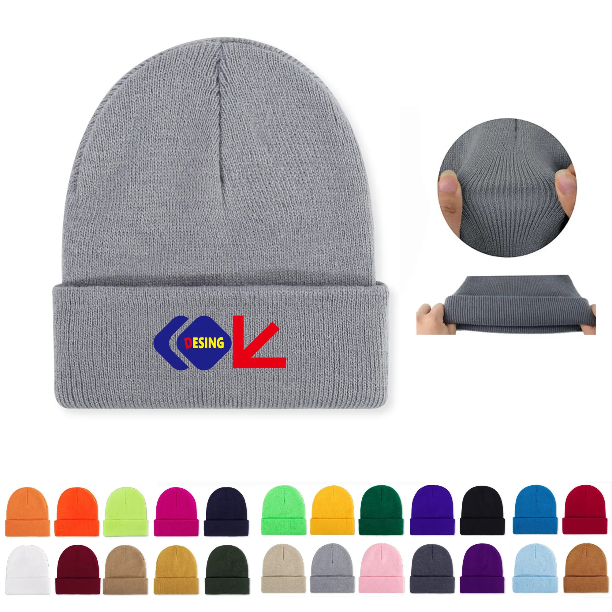 Warm Cold Weather Knit Hat 4