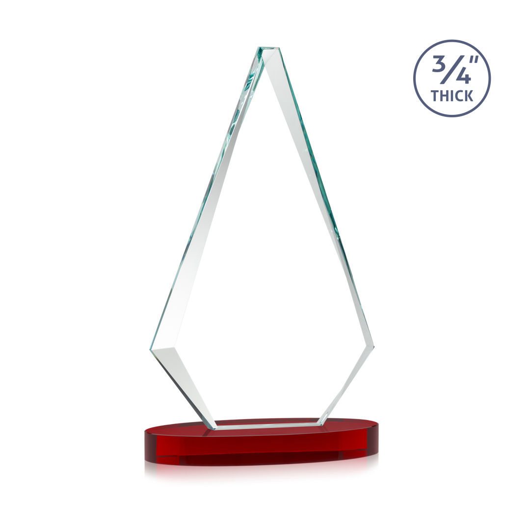 Windsor VividPrint™ Award on Alberton Base - Red 2