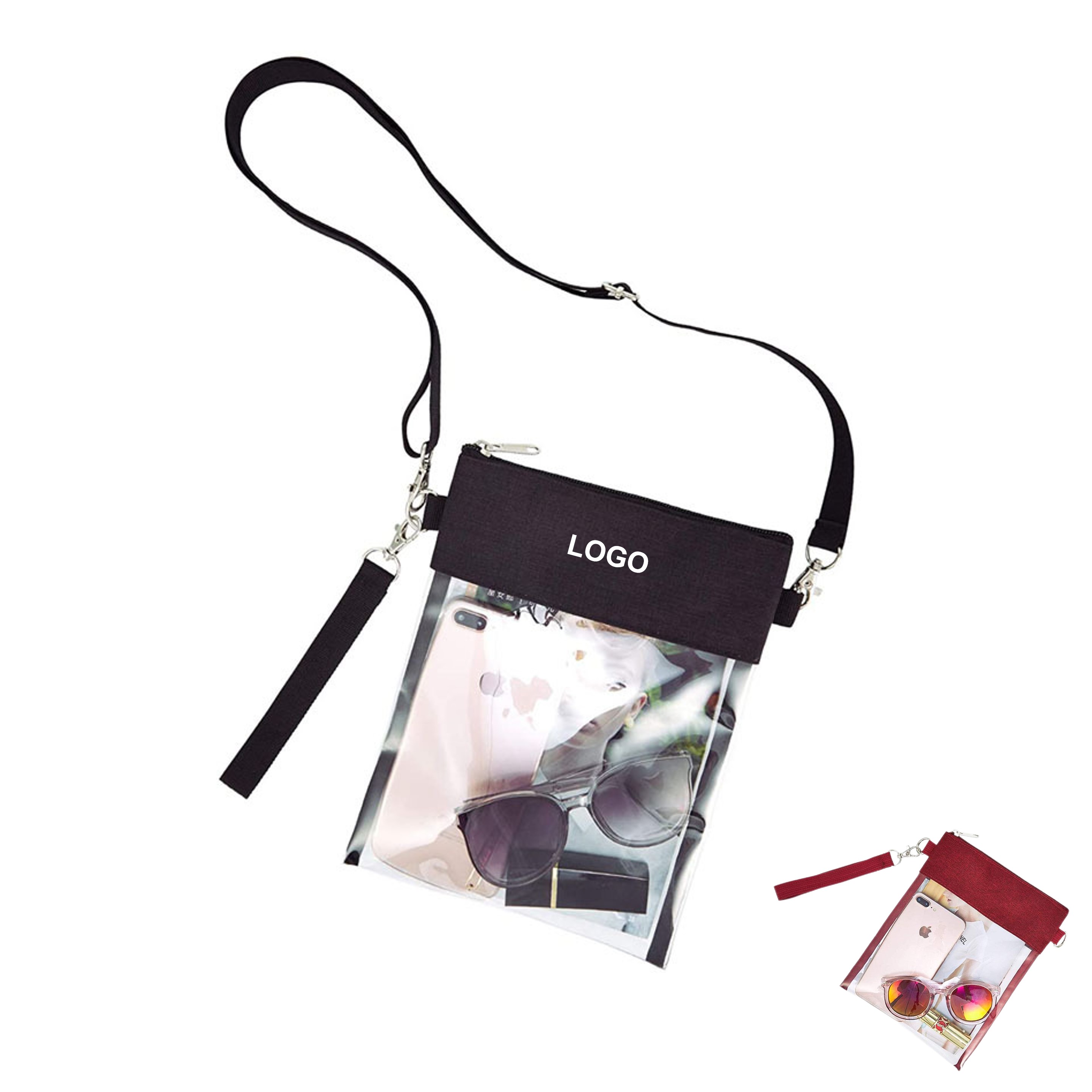 Clear Crossbody Purse (direct import) 3
