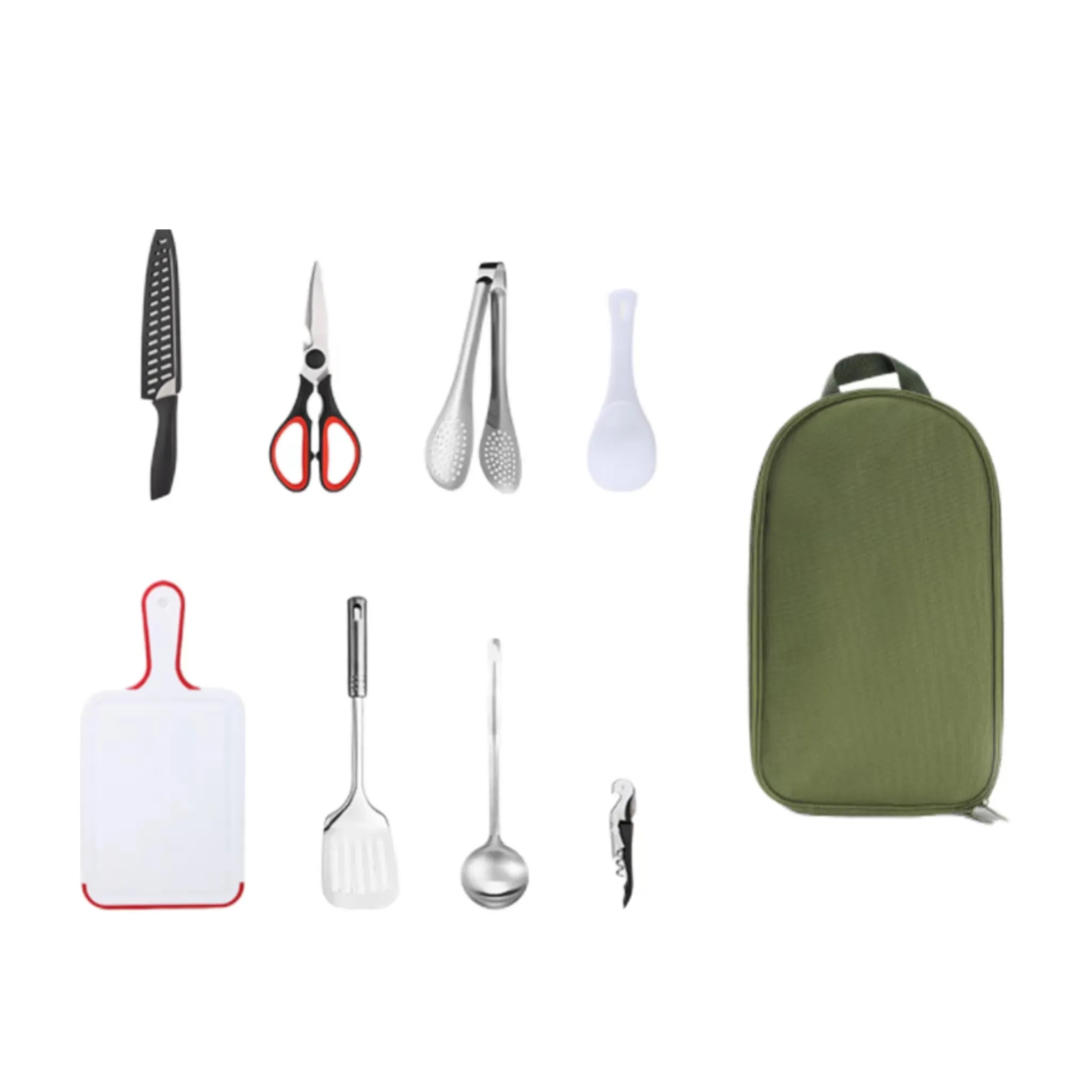 8 Piece Camp Kitchen Cooking Utensil Set 3