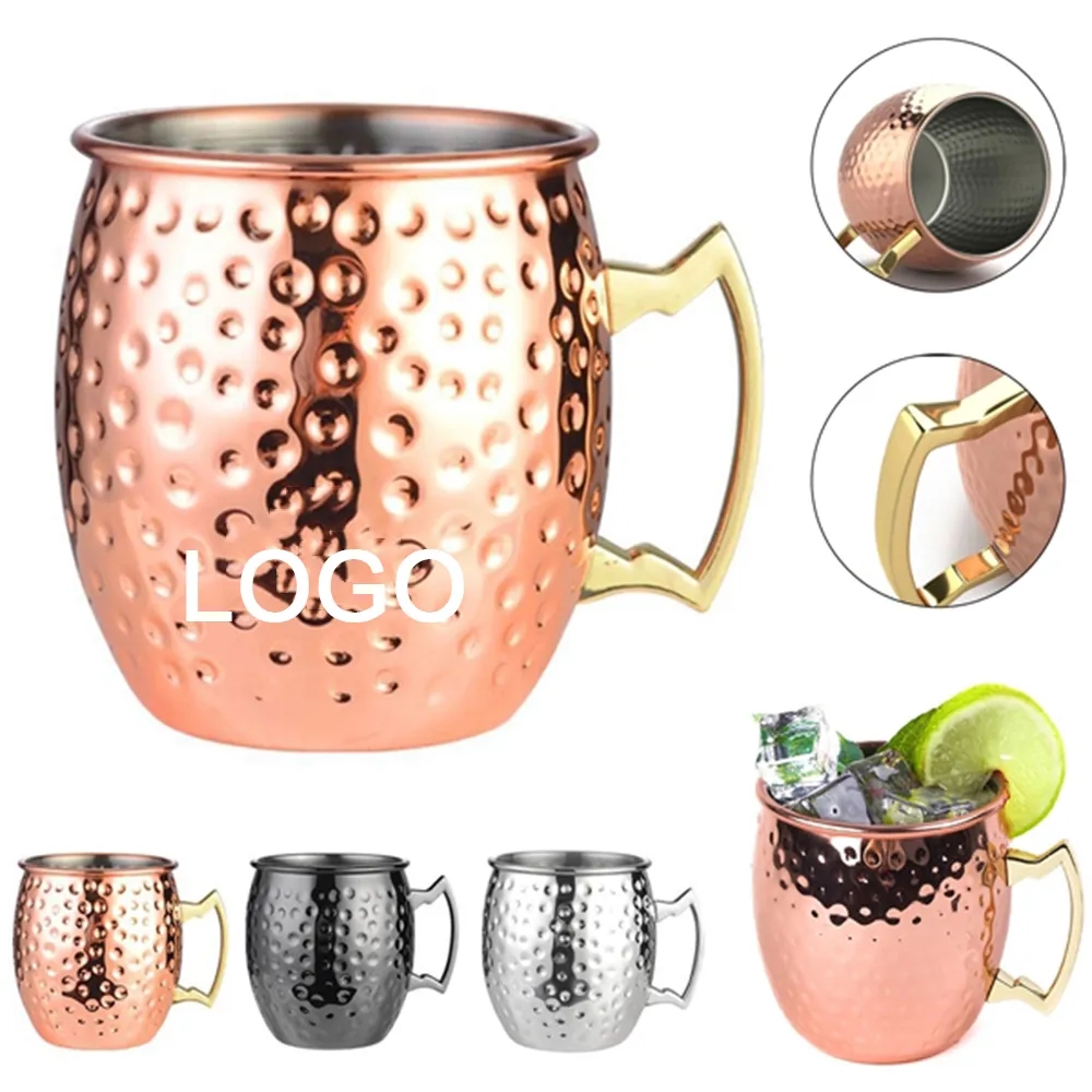 18 oz Stainless Steel Moscow Mule Cup 2