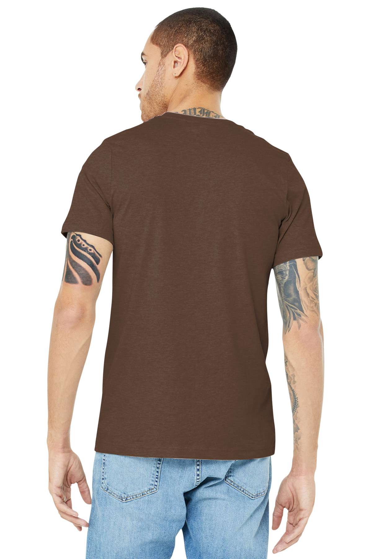 BELLA+CANVAS Unisex Heather CVC Short Sleeve Tee. BC3001CVC 449