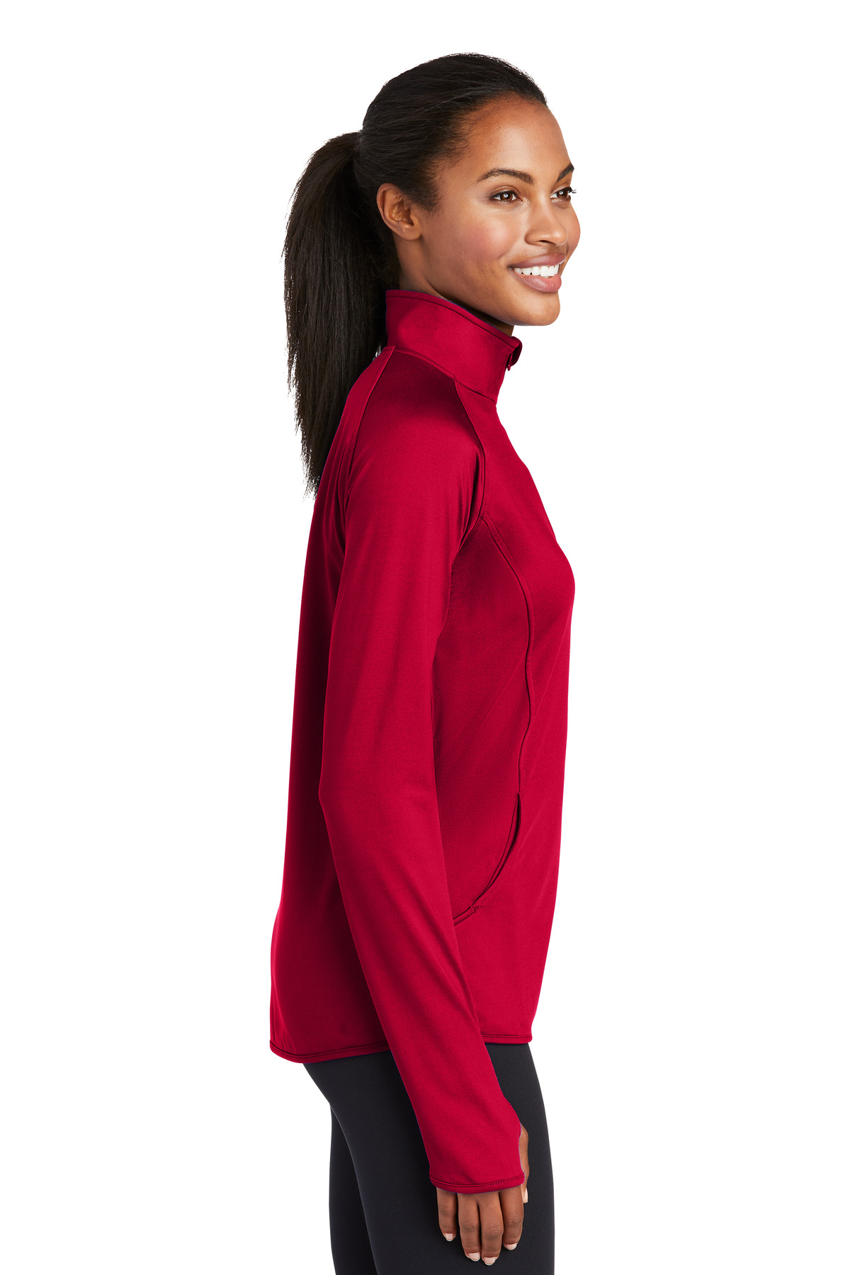Sport-Tek® Women's Sport-Wick Stretch 1/4-Zip Pullover 69