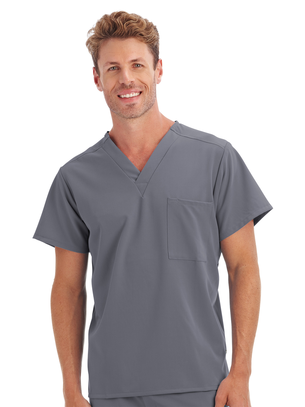 Jockey - Unisex 1-Pocket V-Neck Top 22