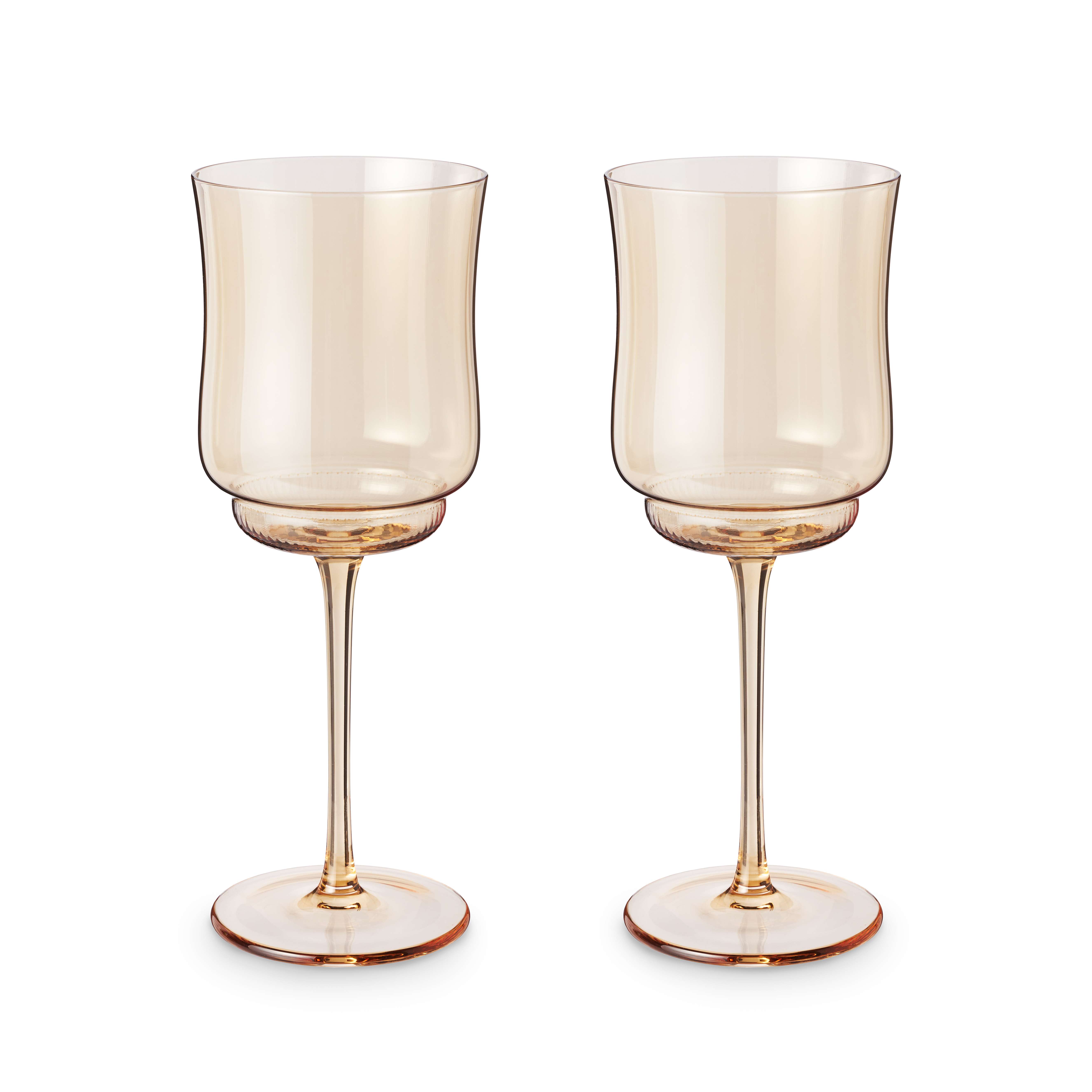 Twine Living® Tulip Stemmed Wine Glass, set of 2 4